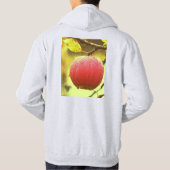 「Red Apple on Tree」かわいい写真。買今 パーカ (裏面)