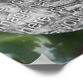 Red Apple On Tree Art自分の写真を作成 ポスター (角)