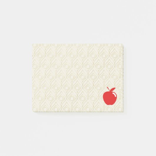 Red Apple Post-It Notes ポストイット (正面)