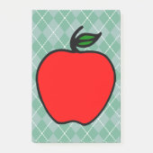 Red Apple School Post It Notesギフト ポストイット (正面)