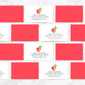Red Apple Substitute先生 名刺