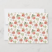 Red Apple Teacher Stationery Note Card 招待状 (裏面)