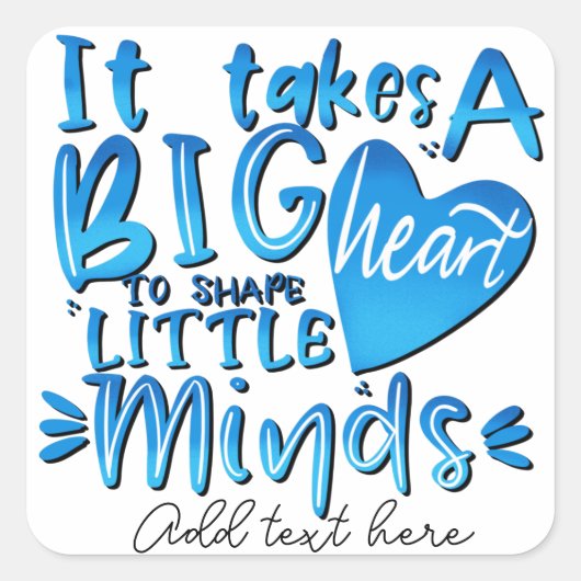 red apple Teacher thank you retirement Nursery Tot スクエアシール (正面)