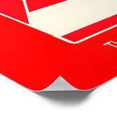 Red Archway Art Print Journey Begins ポスター (角)