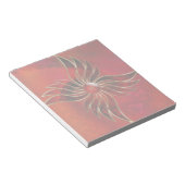 Red As the Flameメモ帳 ノートパッド (アングル)