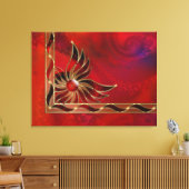 Red As the Flame Canvas Print キャンバスプリント (インサイチュ (リビング))