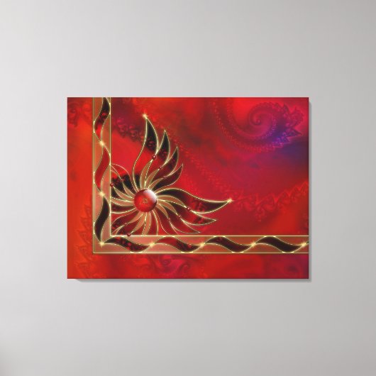 Red As the Flame Canvas Print キャンバスプリント (正面)