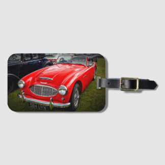 Red Austin Healey 3000クラシックカーラゲッジタグ ラゲッジタグ