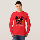 RED Austria Arms "Esterreich"長袖Tシャツ Tシャツ (正面フル)