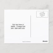 Red Autumn Leaves Nature Photography Personalized ポストカード (裏面)