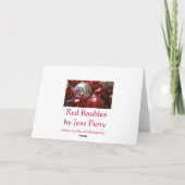 Red Bablesの「Season's Greetings」カード シーズンカード (裏面)