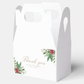 Red Baby Dress Baby Shower Favor Box フェイバーボックス (オープン)