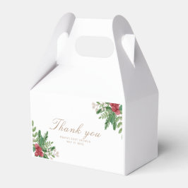 Red Baby Dress Baby Shower Favor Box フェイバーボックス