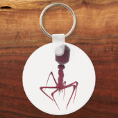 Red bacteriophage キーホルダー (正面)