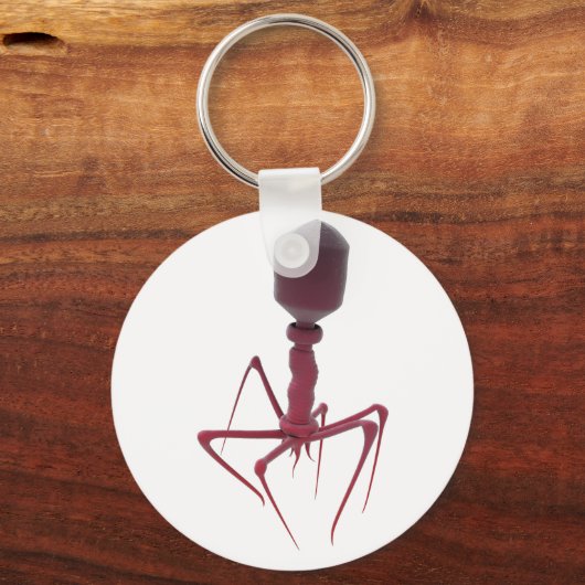 Red bacteriophage キーホルダー (正面)
