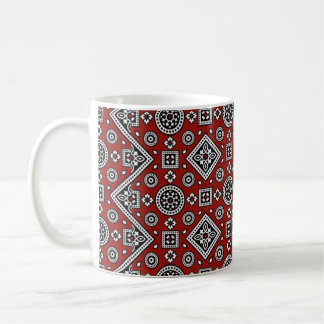 Red Bandana Mug – カスタムデザインスタイリッシュ, コーヒーマグカップ