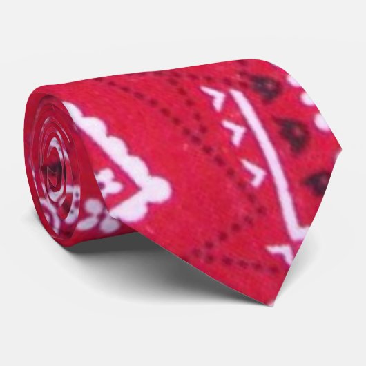 Red_Bandana_tie ネクタイ (ロール)