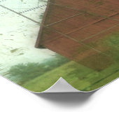 Red Barn Art ポスター (角)