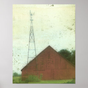 Red Barn Art ポスター