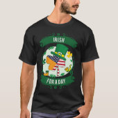Red Beard Redhead Ginger Bearded Shamrock Irish fo Tシャツ (正面)