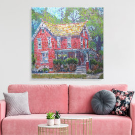 Red Beauty Painting / Artist Larry Lerew キャンバスプリント