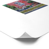 Red Beauty Painting / Artist Larry Lerew ポスター (角)