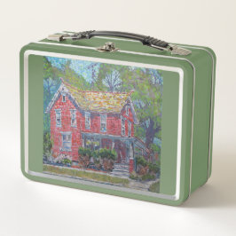 Red Beauty Painting / Artist Larry Lerew メタルランチボックス