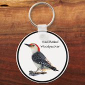 Red-Bellied Woodpecker キーホルダー (正面)