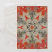 Red-bellied Woodpecker Gold and Textured Card シーズンカード (正面/裏面)