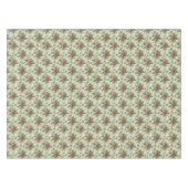 Red Berries Green Leaves Holly Holiday Christmas テーブルクロス (正面(横))