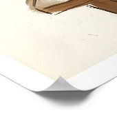 Red Berries Still Life Print Painterly Branches in ポスター (角)