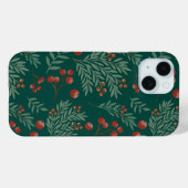 Red Berry Christmas Phone Case Case-Mate iPhoneケース (裏面 (横))