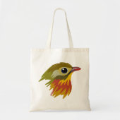 Red-Billed Leiothrix Bird—simplified  トートバッグ (正面)