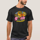 RED-BILLED LEIOTHRIX BIRDS—ALOHA Tシャツ (正面)