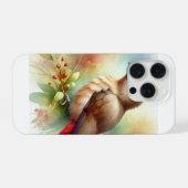 Red billed Oxpecker 110924AREF110 - Watercolor iPhoneケース (裏面横)