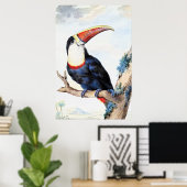 Red Billed Toucan,  ポスター (ホームオフィス)