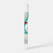 Red Billed Tropicbird 051024AREF105 - Watercolor iPhoneケース (右側面)