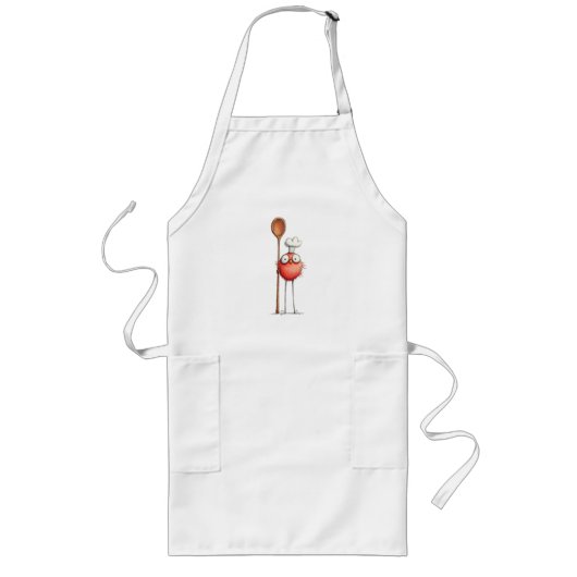 Red Bird Apron ロングエプロン (正面)