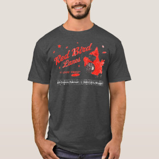Red Bird Lanes T-Shirt - St Louis, MO Retro Bowlin Tシャツ