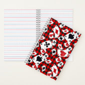 Red & Black Alice in Wonderland Notebook – Fantasy ノートブック (内側)
