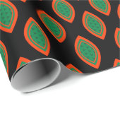 Red, Black, And, Green Ankara Style Wrapping Paper ラッピングペーパー (ロールコーナー)