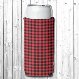 Red Black Buffalo Plaidの追加 スリム缶クーラー