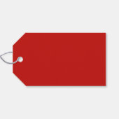 Red Black Class of 2026 Graduation Party ギフトタグ (裏面横)