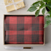  Red Black Crosshatch Buffalo Check 薄葉紙 (ギフト)