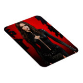 Red Black flexible magnet マグネット (右側)