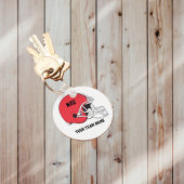 Red Black Football Helmet•Custom キーホルダー