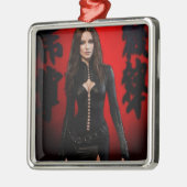 Red Black ornament メタルオーナメント (左)