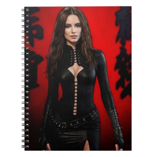 Red Black photo notebook ノートブック (正面)