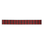Red & Black Plaid サテンリボン (正面)