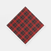 Red & Black Plaid スタンダードランチョンナプキン (角)
